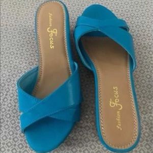 NEW Woman’s Cork Wedge Sandal